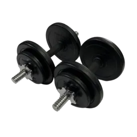 18kg Premium Rubber Dumbbell Set