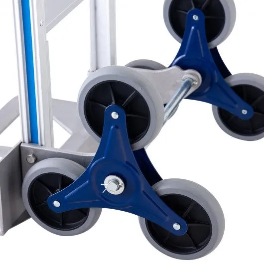 2-in-1 550 lbs Hand Truck Stair Aluminum Cart Dolly