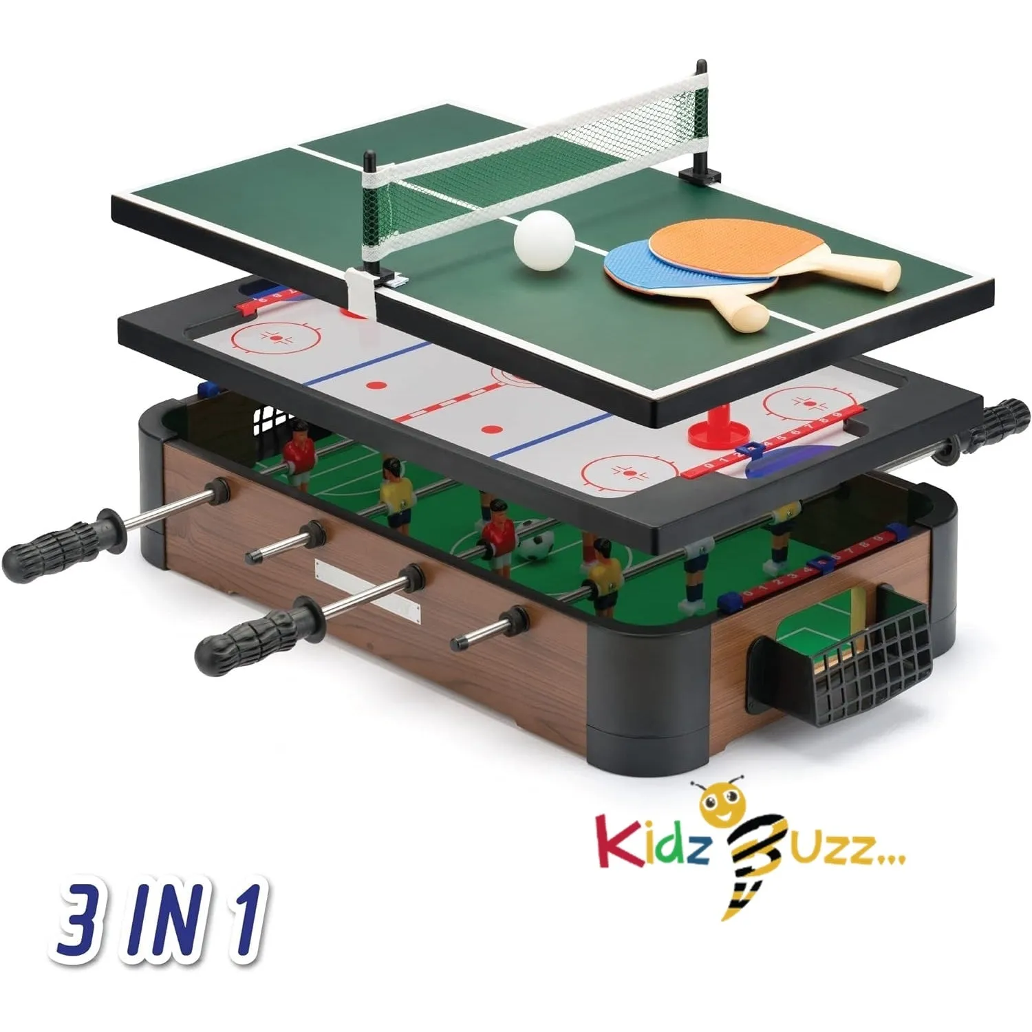 20" 3 in 1 Top Games, Multi Game Table Set