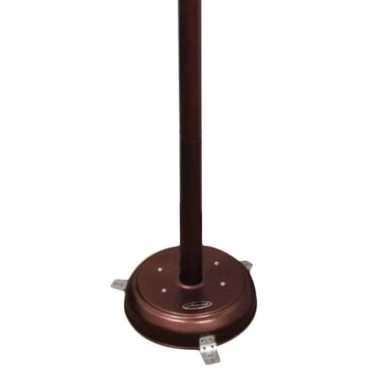 85'' Natural Gas Outdoor Patio Heater in Hammered Bronze