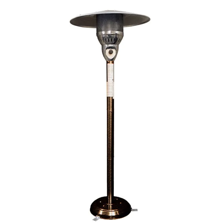 85'' Natural Gas Outdoor Patio Heater in Hammered Bronze