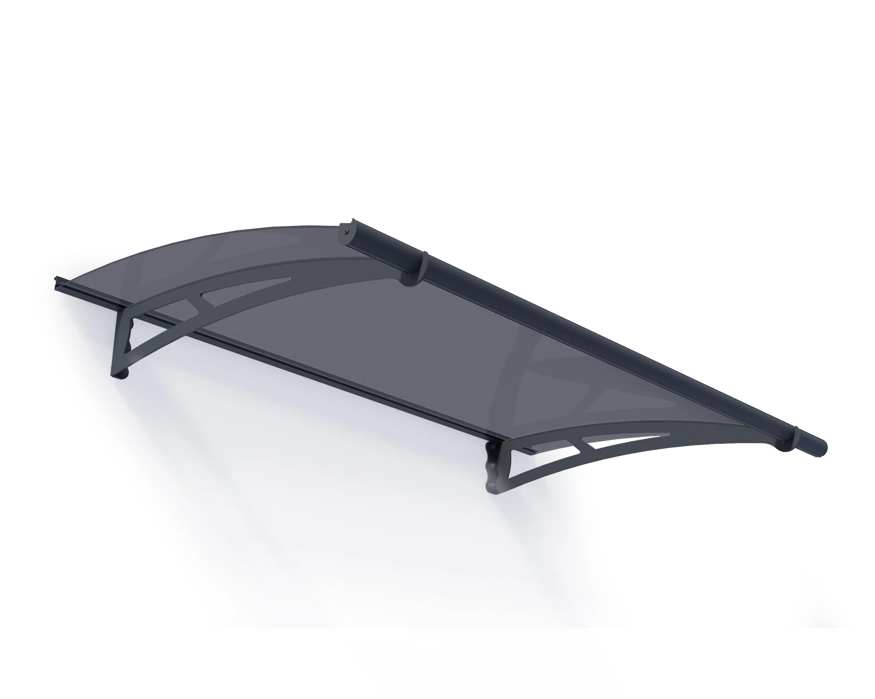 Aquila 1500 Door Awning 36" x 59" Solar Grey Panels | Palram-Canopia