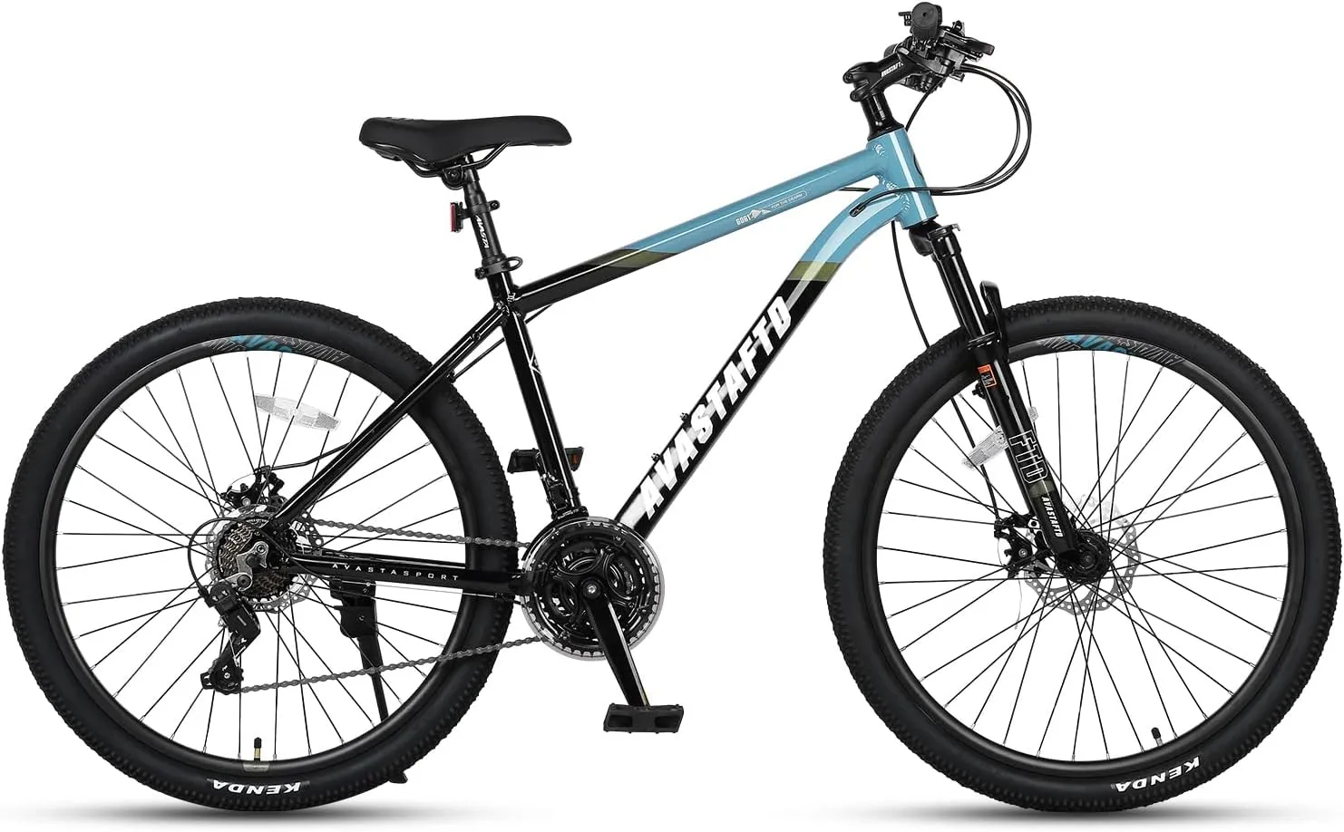 AVASTA Earth 26 27.5 inch Mountain Bike with 21-SpeedAluminum Frame, Dual Disc Brake, Comfortable Saddle,Multiple Colors
