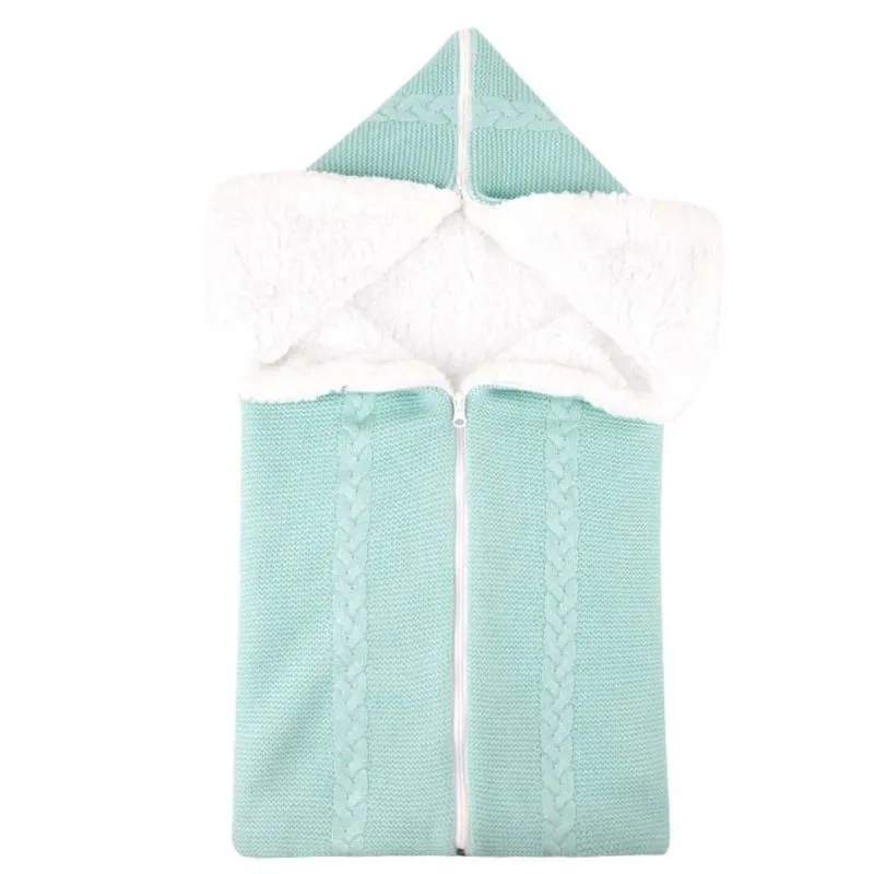 Baby Blanket Lambswool Zip Sleeping Bag 9 colors