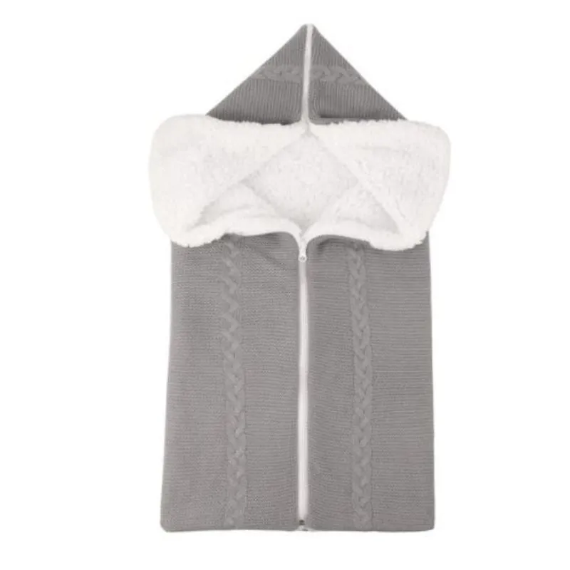 Baby Blanket Lambswool Zip Sleeping Bag 9 colors