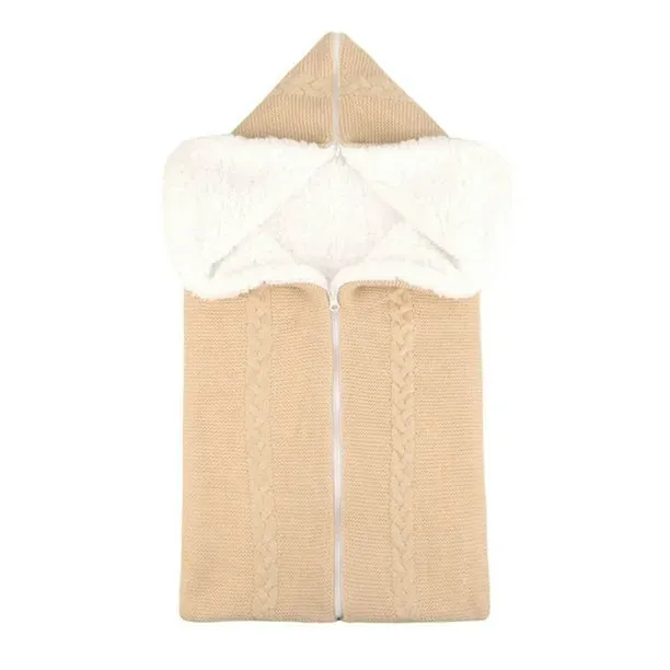Baby Blanket Lambswool Zip Sleeping Bag 9 colors