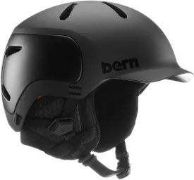Bern Watts 2.0 Adult Snowsports Ski and Snowboard Helmet for Men and Women, Brim Style, Multisport Certified, MIPS Rotational Impact Protection, Adjustable Fit, Knit Liner, Anti-Fog Ventilation