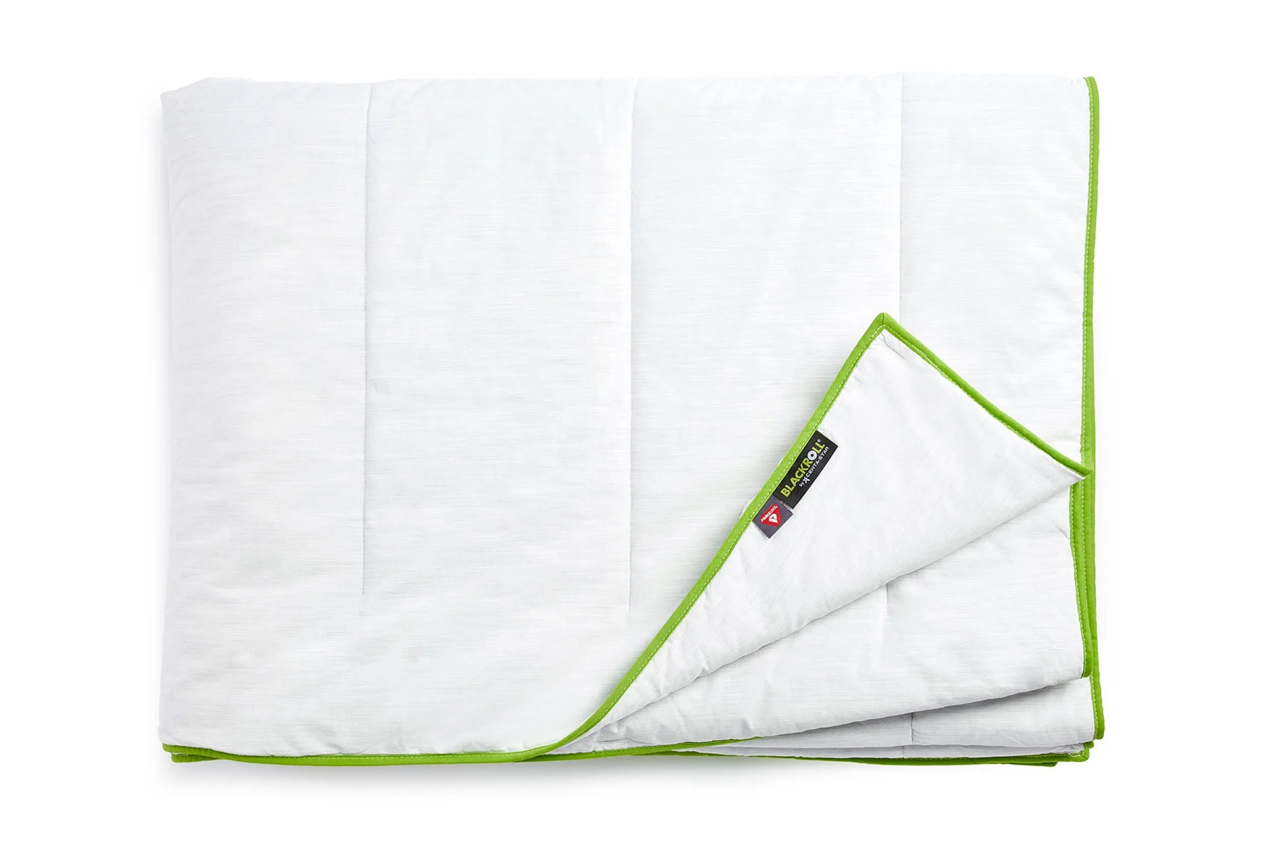 BLACKROLL - Recovery Blanket, Soft, Breathable, All Season Cotton Duvet, Warm, Compact Sleeping Quilt for Outdoors, Hiking, Camping, and Bug Out Bag, Included Travel Bag for Easy Storing, Light Grey