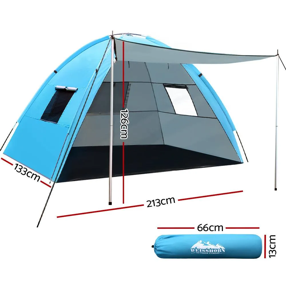 Camping Tent Beach Tents Hiking Sun Shade Shelter Fishing 2-4 Person