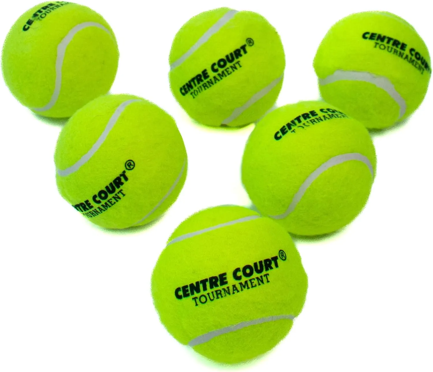 Centre Court Cricket Tennis Ball Soft Yellow Colour| Light Tennis | Standard Size Ball | 72 Grams Approx