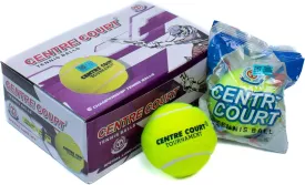 Centre Court Cricket Tennis Ball Soft Yellow Colour| Light Tennis | Standard Size Ball | 72 Grams Approx