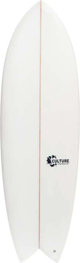 Culture Surfboards Fish Ride Model Surfboard | Sizes 5'0 ~ 7'0 with Carbon Strips or White