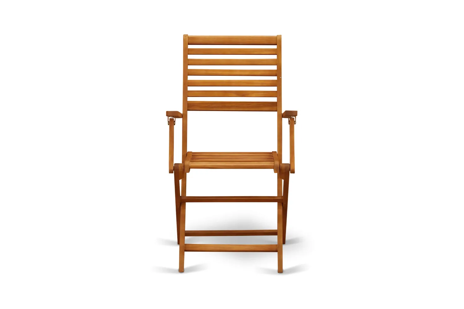 East West Furniture DECM5CWNA 5 Piece Outdoor Patio Dining Sets Includes a Rectangle Acacia Wood Table and 4 Folding Side Chairs, 40x72 Inch, Natural Oil