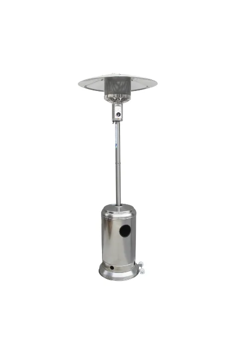 Flammetta Hammered Patio Heater - Stainless Steel