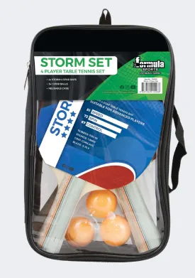 Formula Sports Storm 4 Player Table Tennis Set