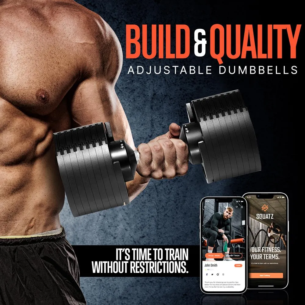 Home Fitness Adjustable Dumbbell Set Of