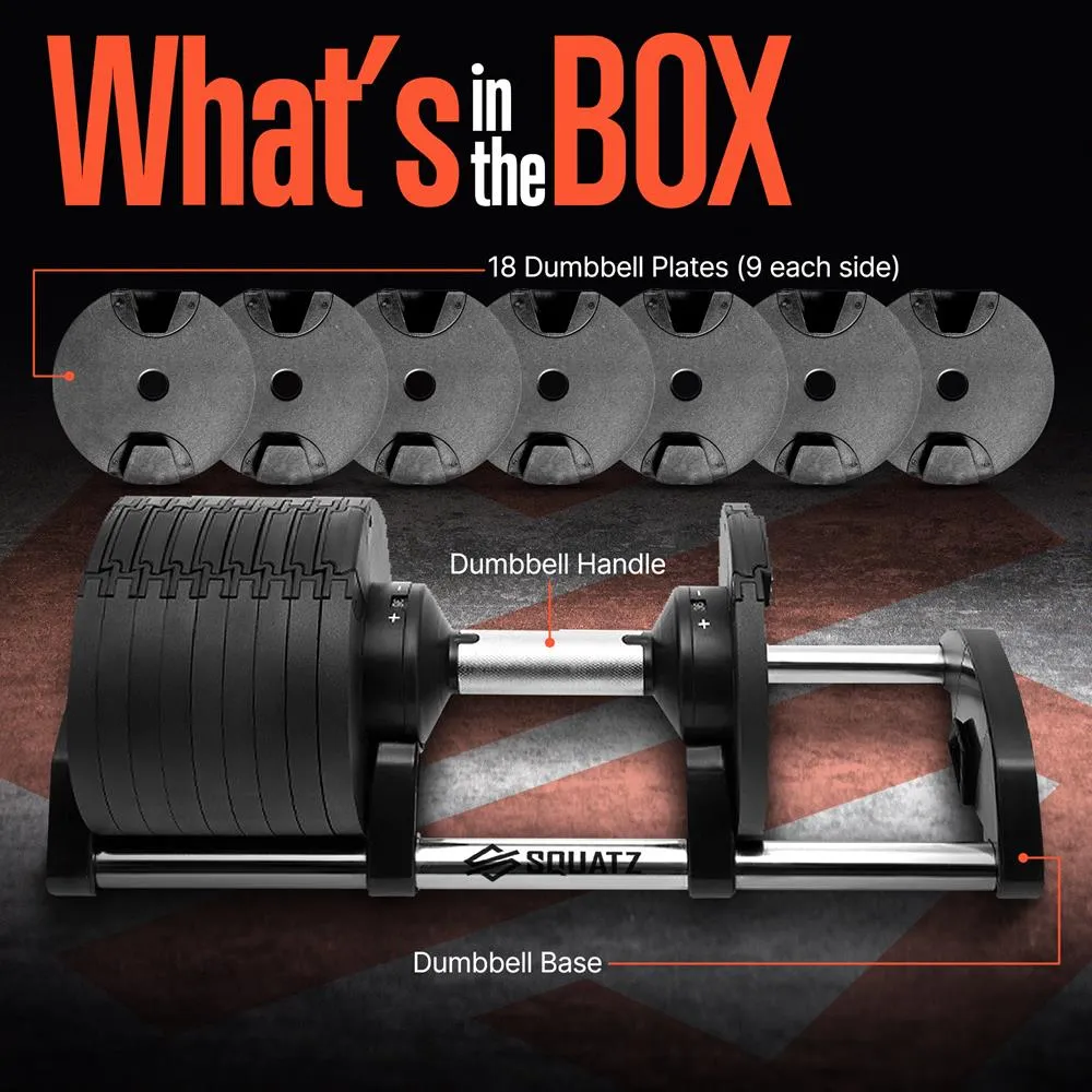 Home Fitness Adjustable Dumbbell Set Of
