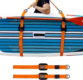 KOETSU Paddle Board Strap-Adjustable SUP Carry Straps, Padded Shoulder Strap with Hook for Kayak/Paddle Board/Surfboard