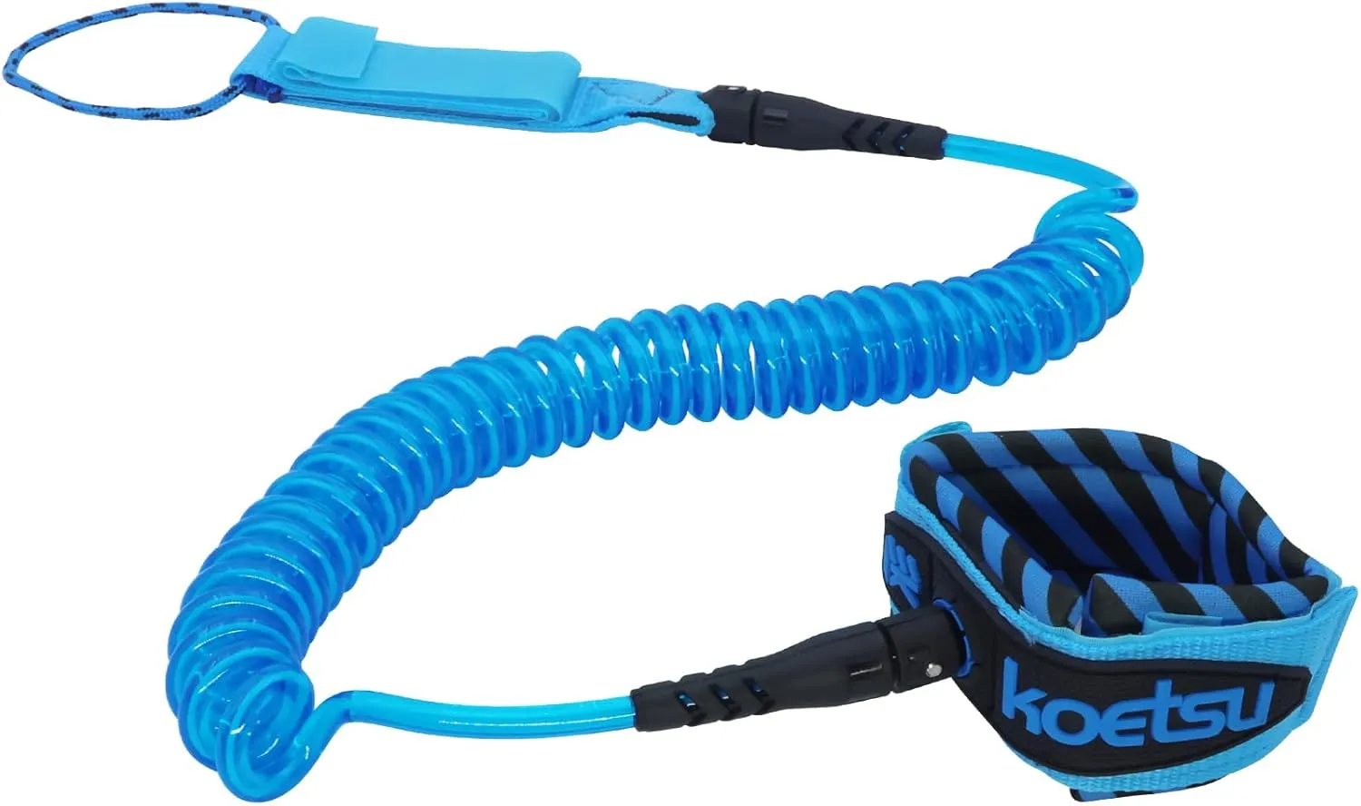 KOETSU Premium Paddle Board Leash - 10ft SUP Ankle Safety Rope, 7mm Thick Surfboard Leash for Longboard, Stand Up Paddle Board Accessories, SUP Replacement Leg Rope