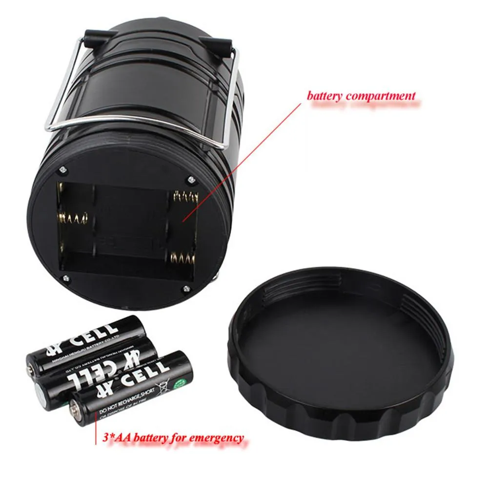LED Solar Collapsible Camping Lantern