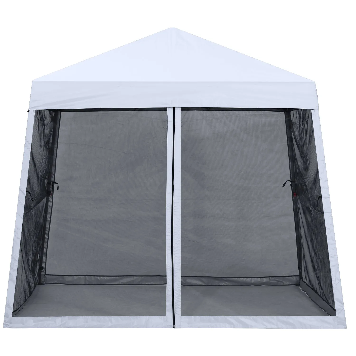 Leisure Sports 8x8/10x10/11x11 Pop Up Stable Canopy Tent with Mosquito Netting