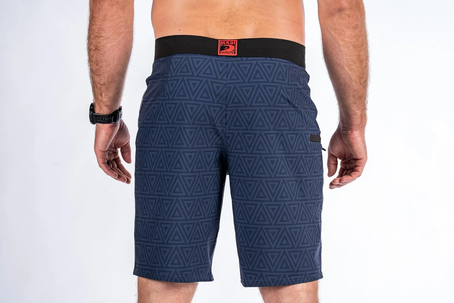Maui Rippers Mens 21" Board Short Swim Trunks 4-Way Stretch with Large Pockets