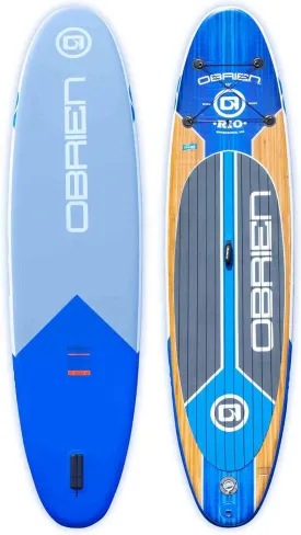 O'Brien Rio 11' Inflatable SUP Kit, Blue
