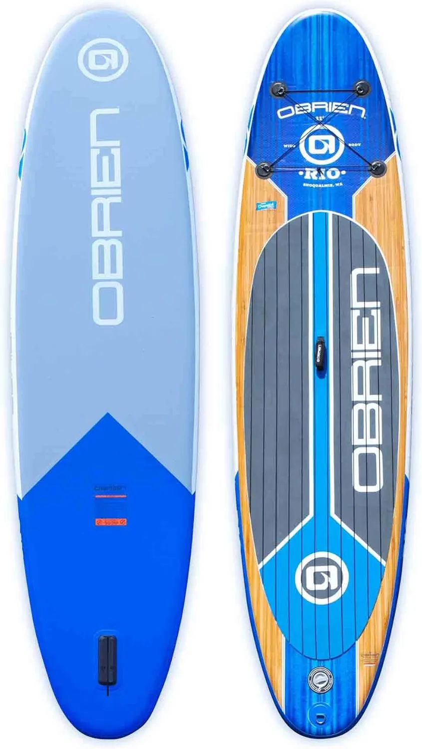 O'Brien Rio 11' Inflatable SUP Kit, Blue