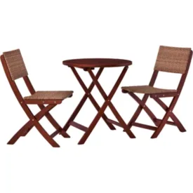 Outdoor Safari Peak Chairs w/Table Set