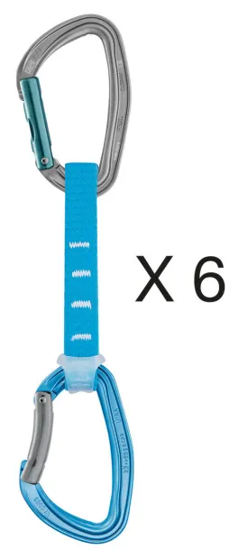 Petzl - Djinn Axess - X6 Quickdraws