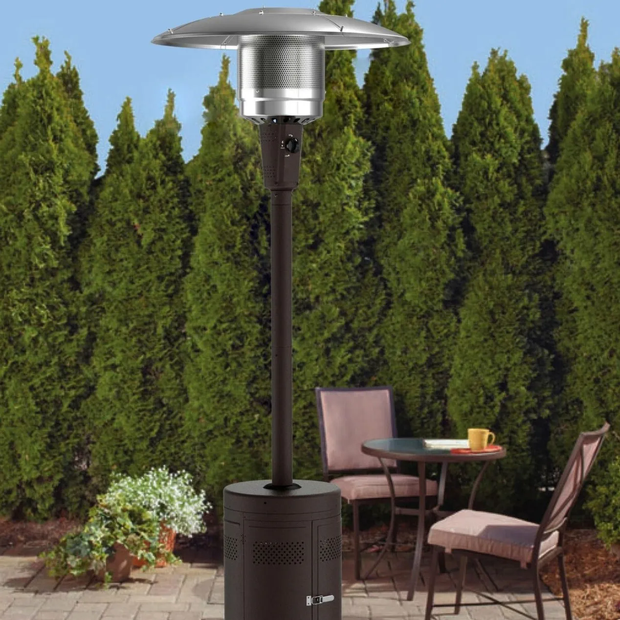 Premium Outdoor Propane Patio Heater Gas Fire Pit Space Heater