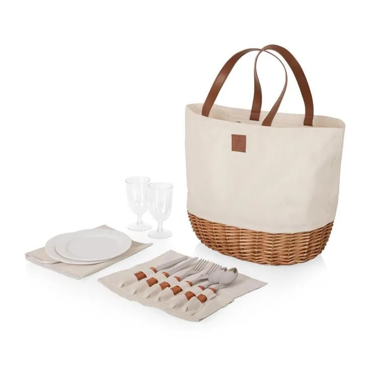 Promenade Picnic Basket, Canvas