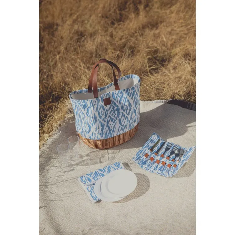 Promenade Picnic Basket, Moroccan Watercolor
