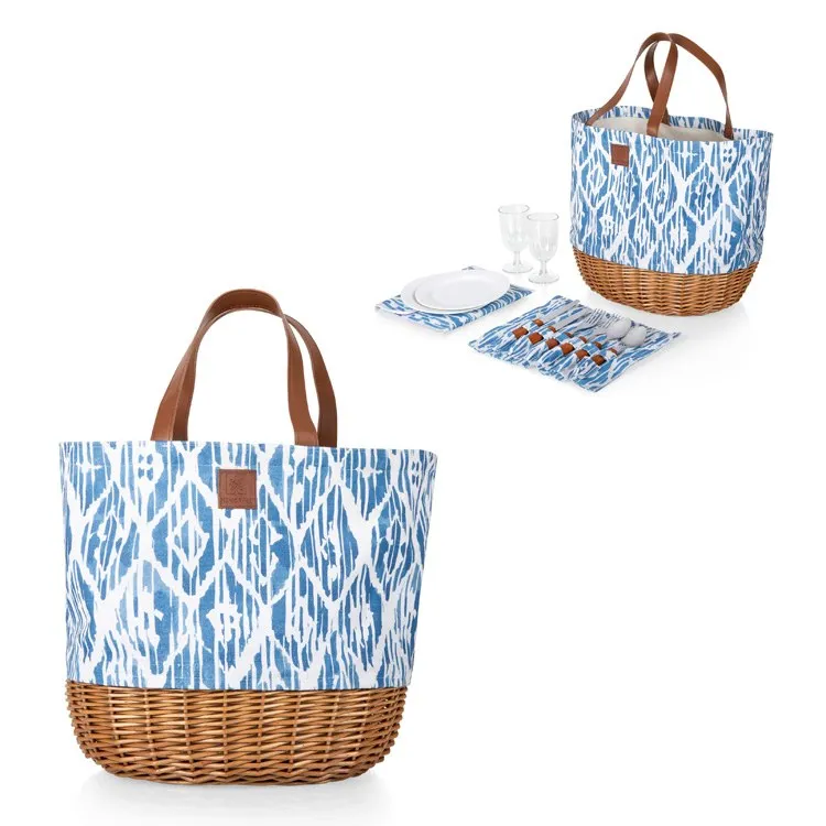 Promenade Picnic Basket, Moroccan Watercolor