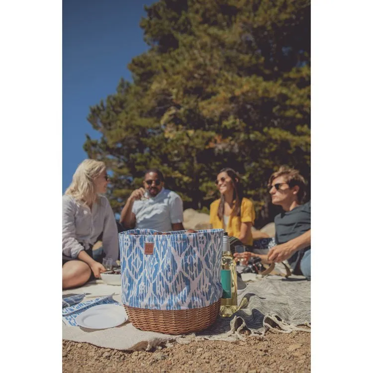 Promenade Picnic Basket, Moroccan Watercolor
