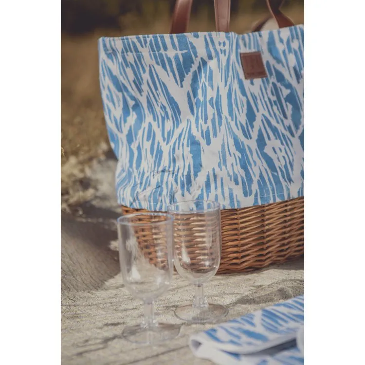 Promenade Picnic Basket, Moroccan Watercolor