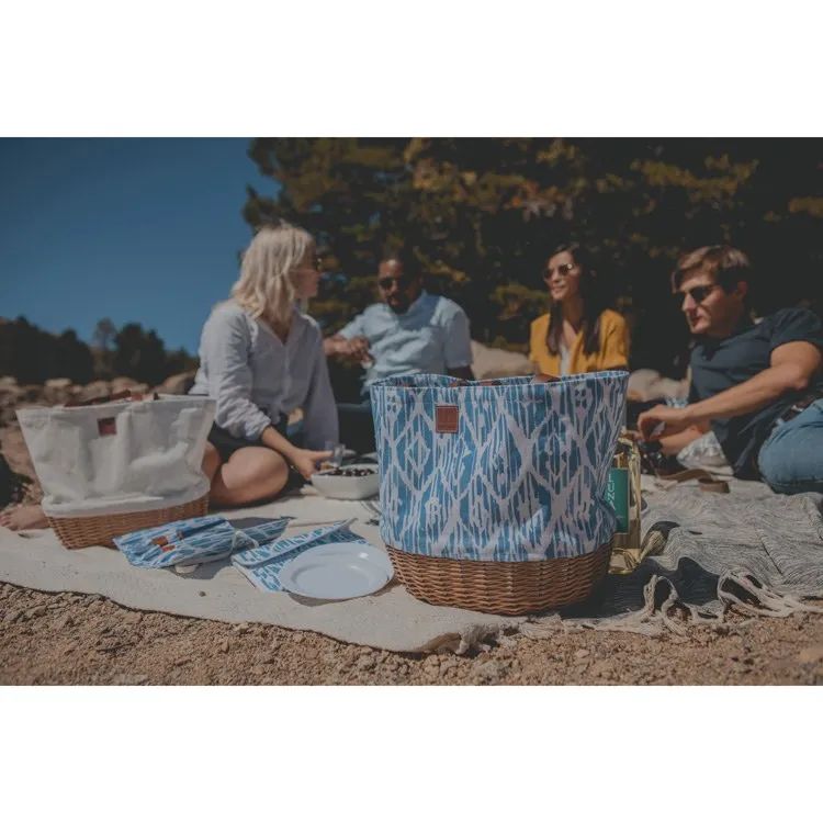 Promenade Picnic Basket, Moroccan Watercolor