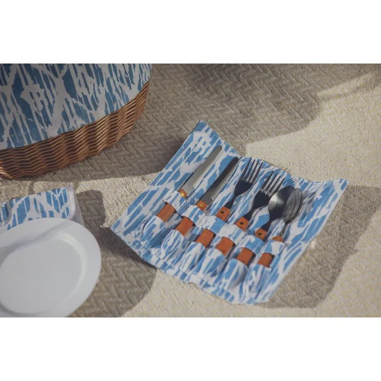 Promenade Picnic Basket, Moroccan Watercolor