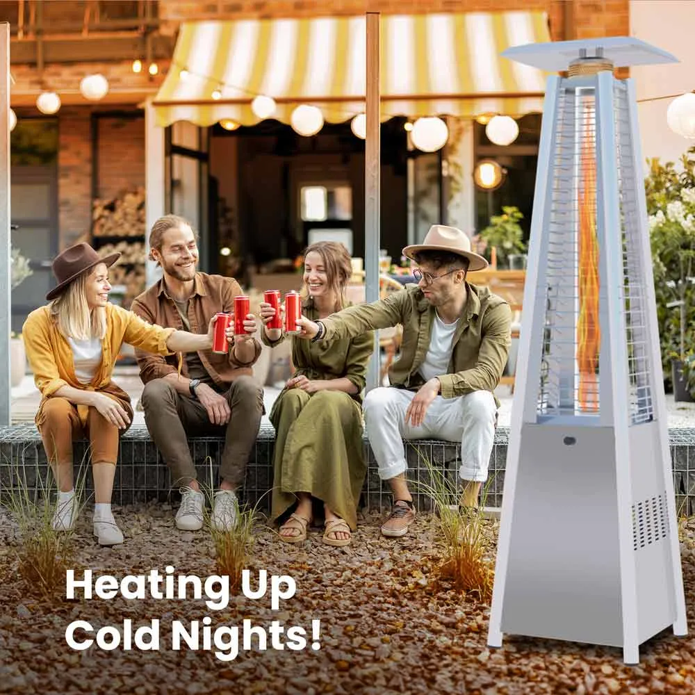 Pyramid Propane Heater - Stainless Steel, 48,000 BTU’s - Gorilla Gadgets