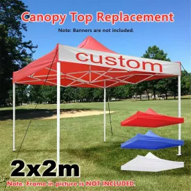 Quality 2x2m Gazebo Tent Replacement Canopy Outdoor Marquee Market Tent Shade Party Pavilion
