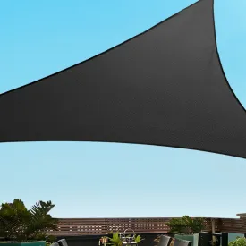 Sun Shade Sail Cloth Shadecloth Outdoor Canopy Triangle 280gsm 5x5x5m