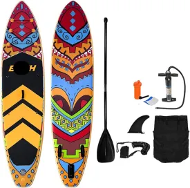 Surfboard 3.5m Adult Surfboard Stand Up Inflatable Paddle Board 2023 Fashion with Accessories Fins Adjustab Surf Board Outdoor Recreation