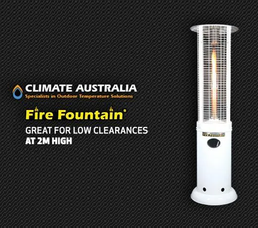 The Fire Fountain Patio Heater