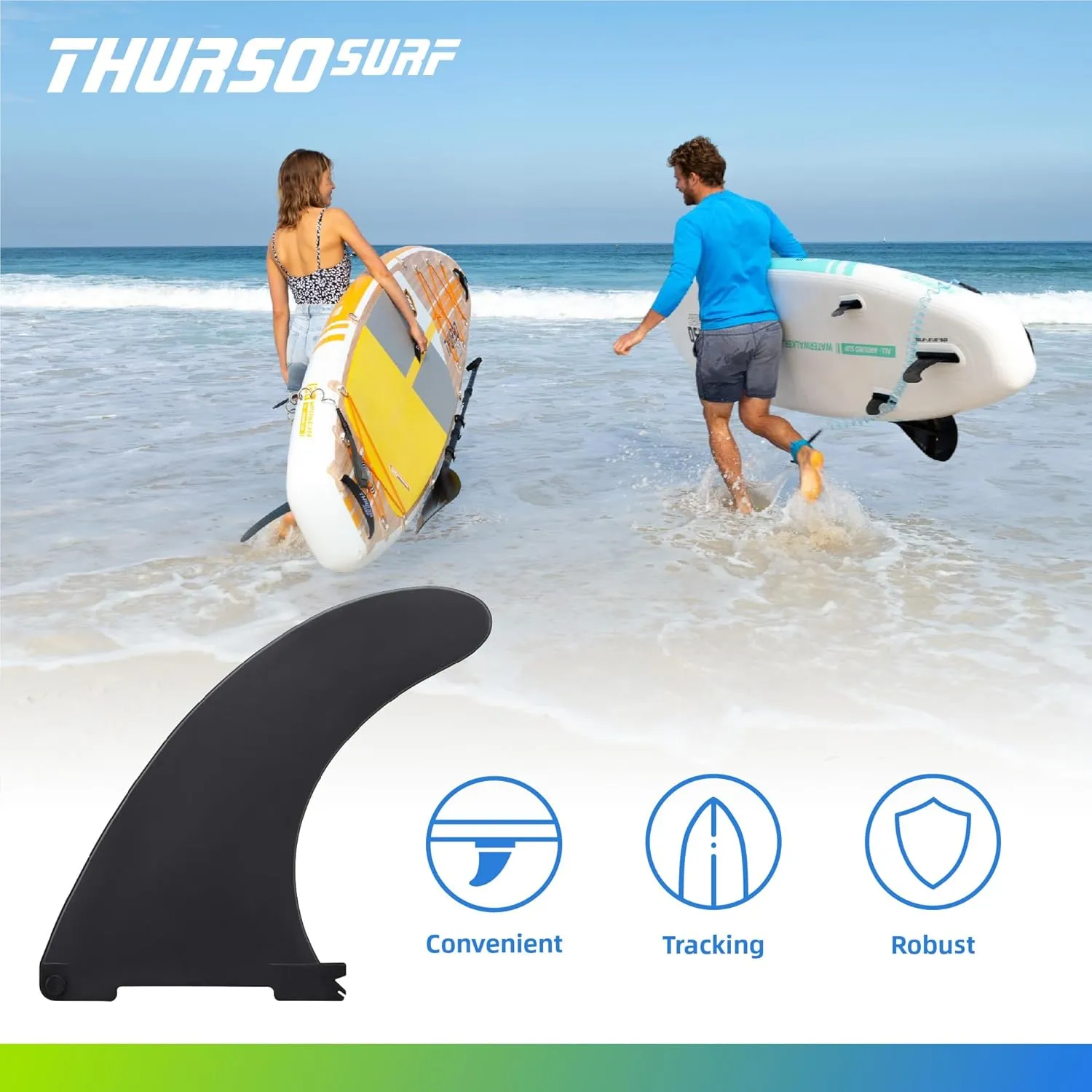 THURSO SURF Quick Lock Fins - Choose from Center Fin/Side Fins