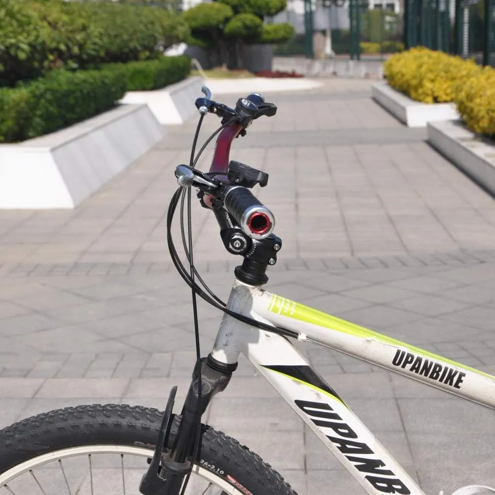 UPANBIKE Mountain Bike Handlebar 31.8mm Aluminum Alloy MTB Bicycle Riser Handlebar Extra Long 720mm with Paint Matte Surface (Red,720mm)