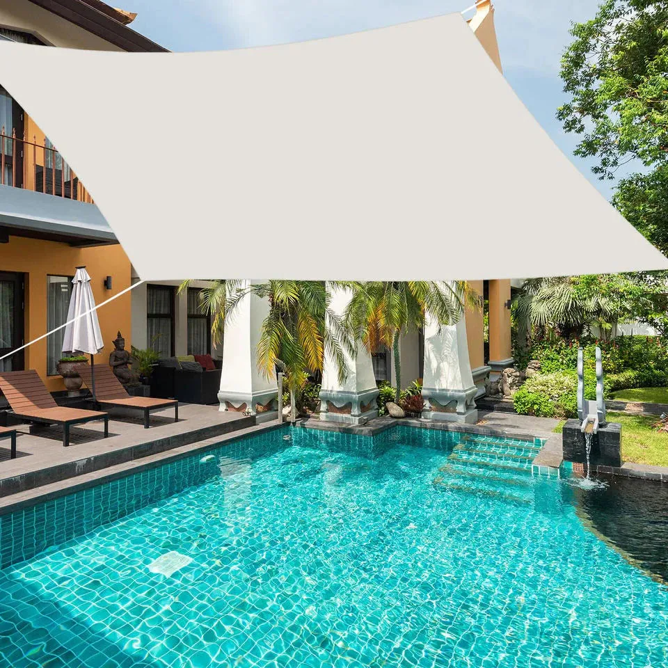Waterproof Garden Patio Awning Canopy Ceiling - Outdoor Sun Shade Sail UV Blocker