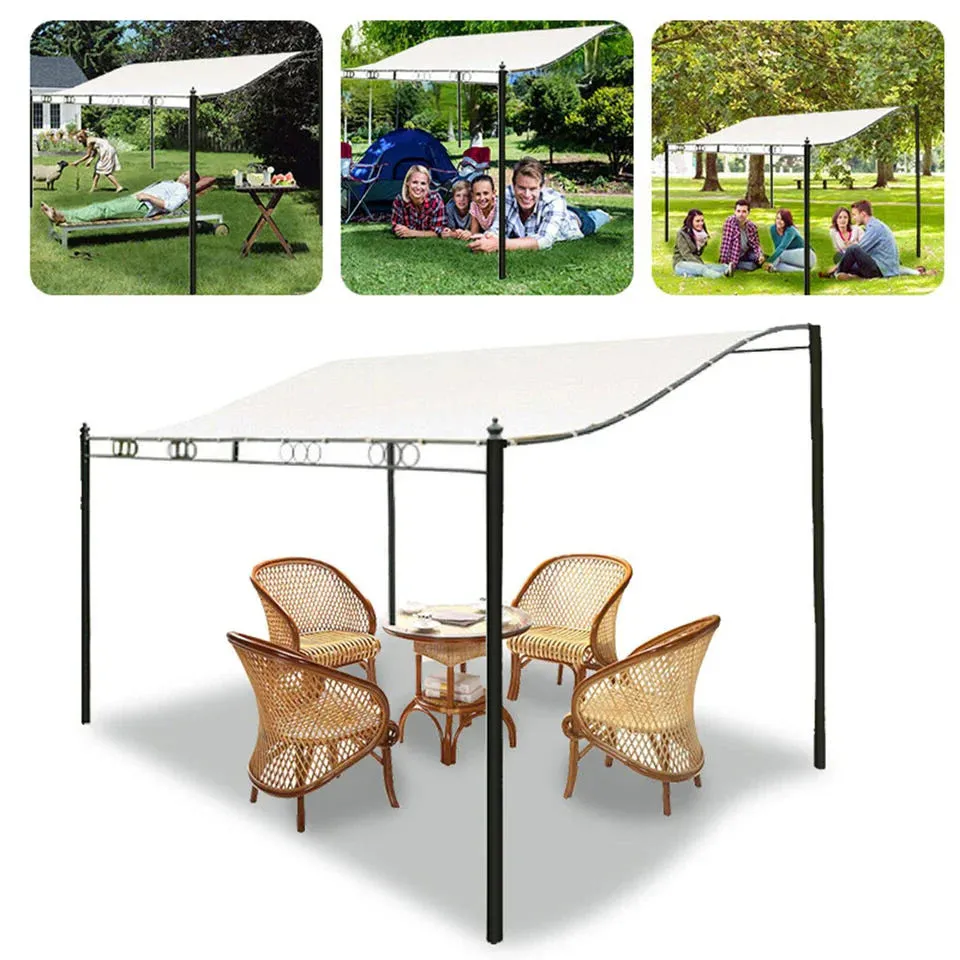 Waterproof Garden Patio Awning Canopy Ceiling - Outdoor Sun Shade Sail UV Blocker