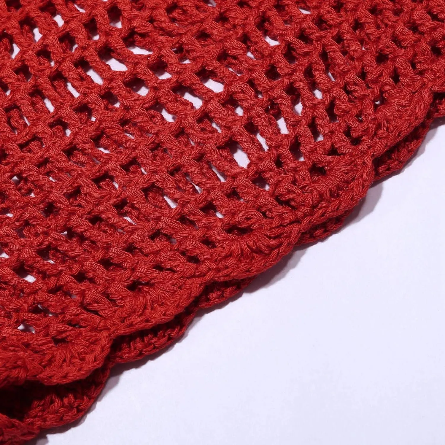 Women's Crochet Cover Up Shorts Hollow Out Knit Bathing Suit Crochet Beach Shorts Coverup Bottom
