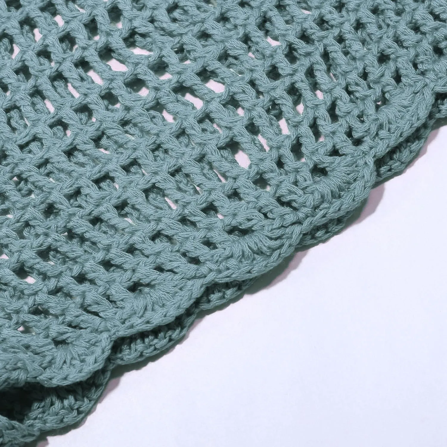 Women's Crochet Cover Up Shorts Hollow Out Knit Bathing Suit Crochet Beach Shorts Coverup Bottom