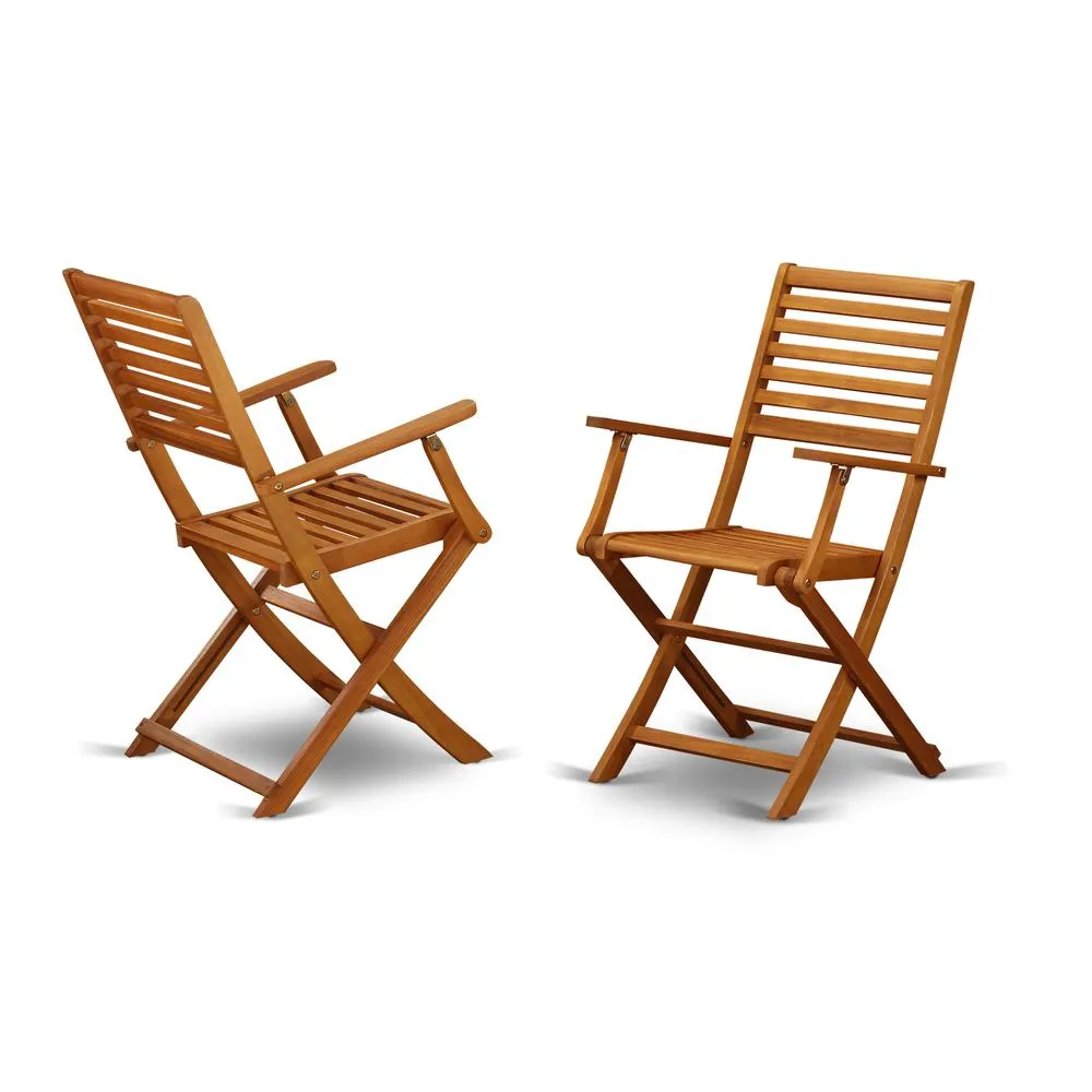 Wooden Patio Set Natural Oil - BSBS5CANA | Outdoor-Furniture Dining Set